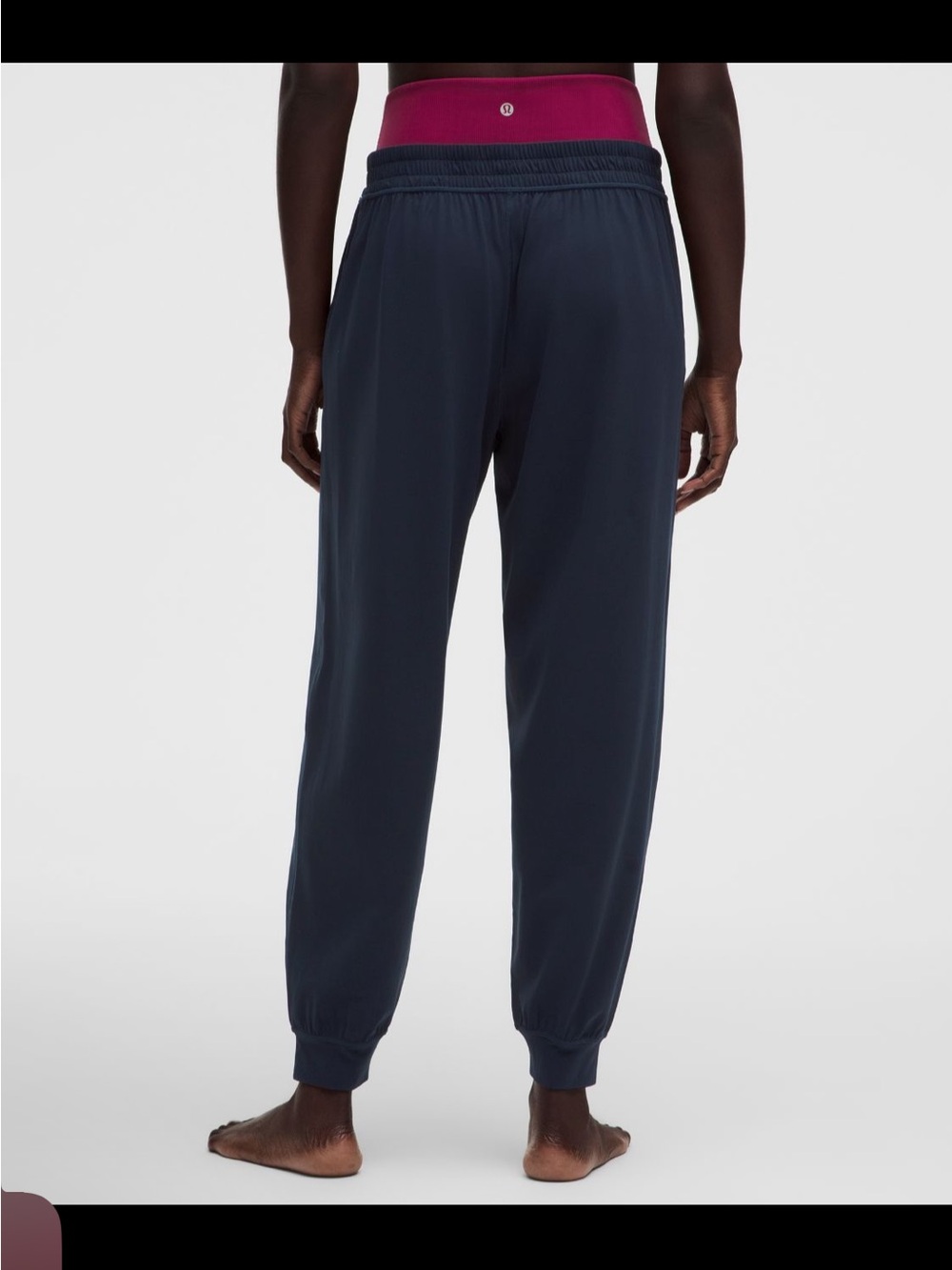 NWT Lululemon Align Ribbed-Waist Jogger True Navy/ Raspberry Rave Size 6 - Picture 8 of 10